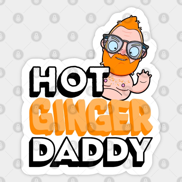 Hot Ginger Daddy Sticker by LoveBurty